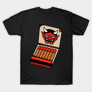 Hannya oni in matchbook T-Shirt